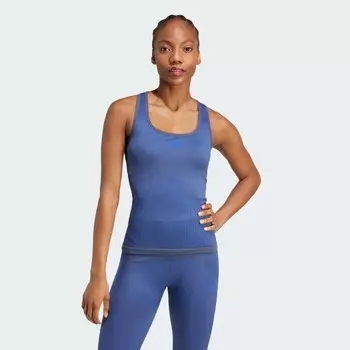 Женский спортивный топ Adidas, цвет navyblau/blau