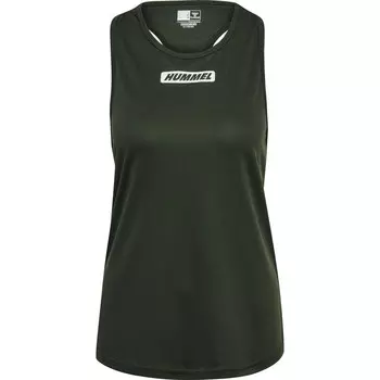 Женский спортивный топ Hummel, цвет camouflagefarben/grn/grn