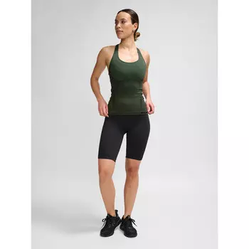 Женский спортивный топ Hummel, цвет camouflagefarben/grn/grn