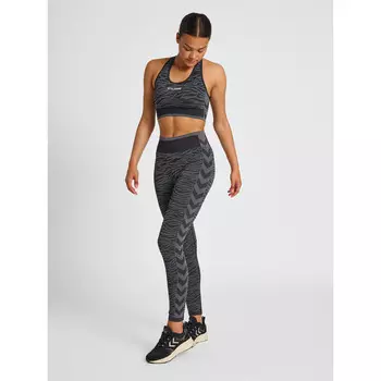 Женский спортивный топ Hummel, цвет schwarz/asphaltgrau