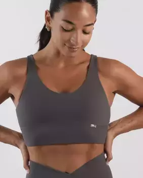 Женский спортивный топ из переработанной ткани Believe Athletics, цвет Piedra