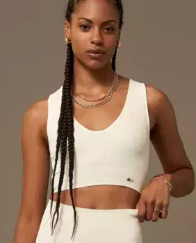 Женский спортивный топ из переработанной ткани Believe Athletics, цвет Crudo