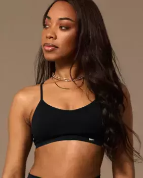 Женский спортивный топ с подкладкой Believe Athletics, черный