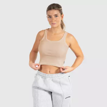 Женский спортивный топ Smilodox, бежевый