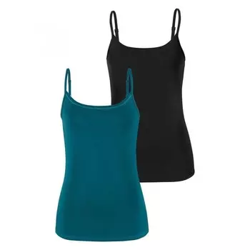 Женский спортивный топ Vivance, синий/черный