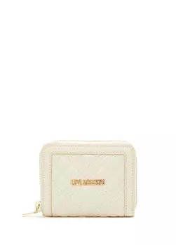 Женский стеганый кошелек Love Moschino, бежевый