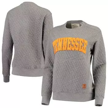 Женский стеганый пуловер Pressbox Heather Charcoal Tennessee Volunteers Moose