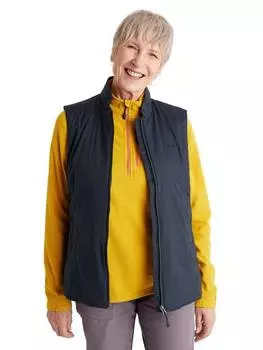 Женский стеганый жилет с утеплителем из инея Rohan, цвет True Navy