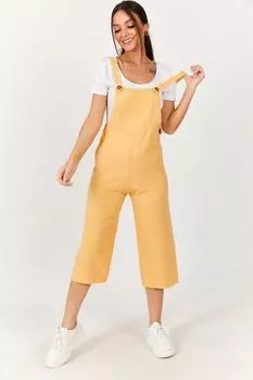 Женский светло-желтый комбинезон садовника armonika