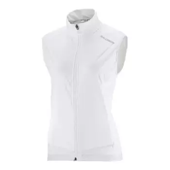 Женский светлый жилет W Salomon Ракушка, белый