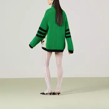 Женский свитер Adidas X Cashmere Green Gucci