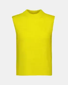 Женский свитер без рукавов с круглым вырезом Easy Wear, оливковый