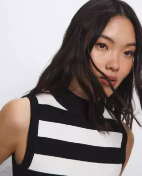 Женский свитер без рукавов с полной иглой Easy Wear, белый