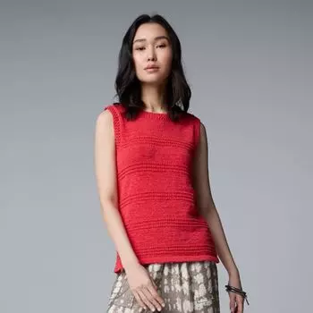Женский свитер без рукавов Simply Vera Vera Wang, цвет kauaioral
