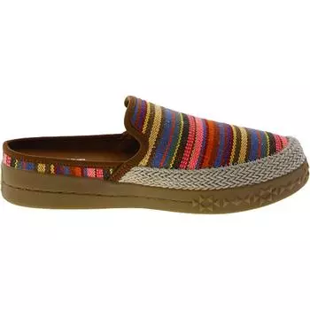 Женский свитер Brooklyn Highway Clogs, тапочки Furpa Clog MUK LUKS, цвет Clay/Multi Stripe