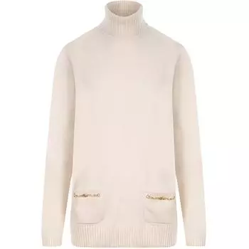 Женский свитер цвета экрю FW21 GUCCI, Ecru