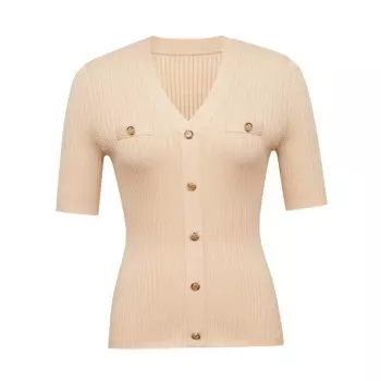 Женский свитер Deep Breath в полоску, карамель