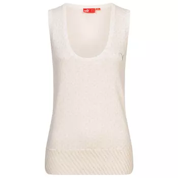 Женская майка для гольфа PUMA Knit, розовый/белый