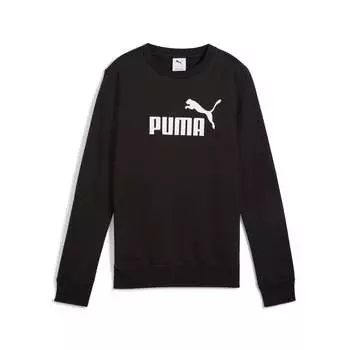 Женский свитер Essentials № 1 с логотипом PUMA Crew, черный