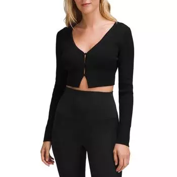 Женский свитер из мериносовой шерсти Lululemon, черный