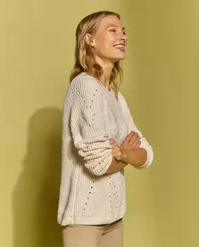 Женский свитер из синели Southern Cotton