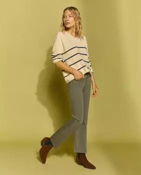 Женский свитер из синели Southern Cotton, бежевый