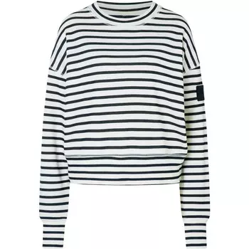 Женский свитер Krissini Stripe из органического материала Super.Natural, белый