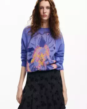 Женский свитер М Christian Lacroix Desigual, фиолетовый