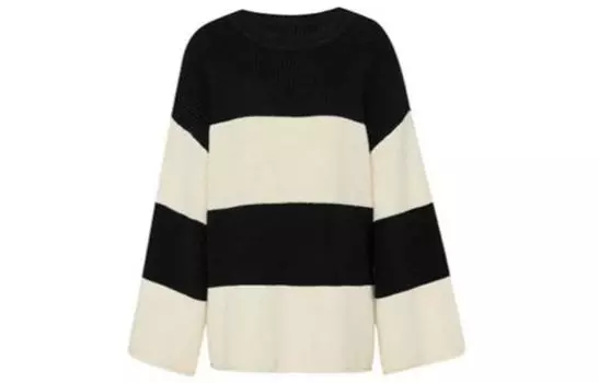 Женский свитер Мэйян, черное и белое