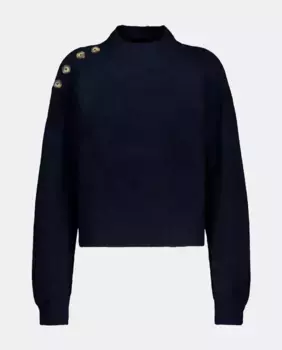 Женский свитер на пуговицах багилья Easy Wear, темно-синий