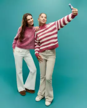 Женский свитер Perkins из синели Green Coast, розовый