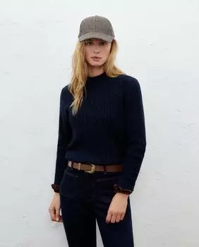 Женский свитер Perkins с воротником Lloyd's, темно-синий