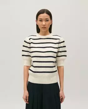 Женский свитер плотной вязки с короткими рукавами Claudie Pierlot