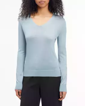 Женский свитер поло Calvin Klein, голубой