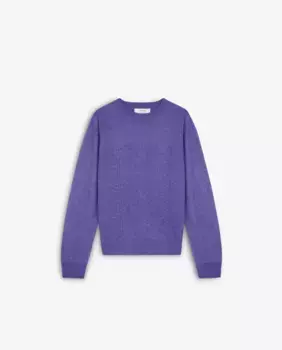 Женский свитер прямого кроя с ажурными деталями Scalpers, пурпурный