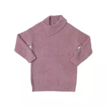 Женский свитер-пуловер Cozychic с длинным рукавом и воротником-хомутиком Barefoot Dreams, цвет rose quartz