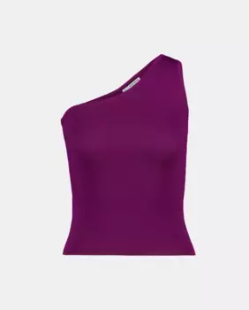 Женский свитер с асимметричным вырезом со стразами Easy Wear, цвет Buganvilla