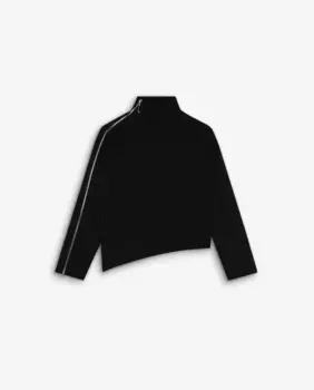 Женский свитер с боковой молнией Scalpers, черный