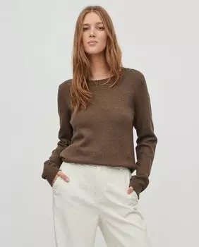 Женский свитер с длинным рукавом и круглым вырезом Vila