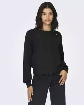 Женский свитер с длинным рукавом jdy, черный