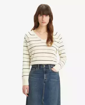 Женский свитер с длинным рукавом Levi's, кремовый