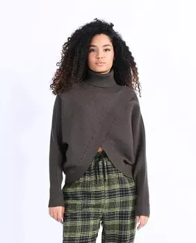 Женский свитер с длинными рукавами и асимметричным подолом Lili Sidonio