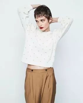 Женский свитер с длинными рукавами и звездным мотивом & Me Unlimited