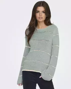 Женский свитер с длинными рукавами jdy, голубой