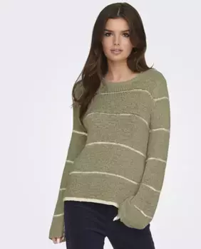 Женский свитер с длинными рукавами jdy, зеленый