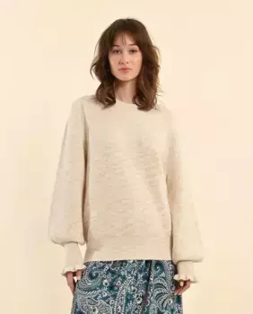Женский свитер с длинными рукавами Poet Molly Bracken, кремовый