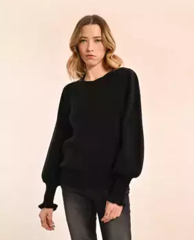 Женский свитер с длинными рукавами Poet Molly Bracken, черный