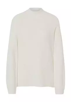 Женский свитер с круглым вырезом Adagio, кремовый