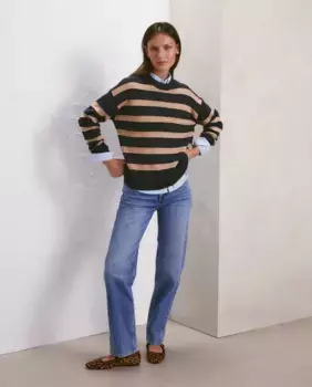 Женский свитер с круглым вырезом Easy Wear, синий