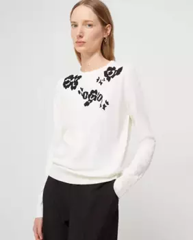 Женский свитер с круглым вырезом Escorpion, цвет Crudo